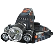 Sidiou Group 30W 5000 Lumens 3x CREE XM-L T6 LED Headlamp Waterproof 3 Bulbs Zoom Headlight including 2X3.7V 3000mAh 18650 Battery and Battery Charger