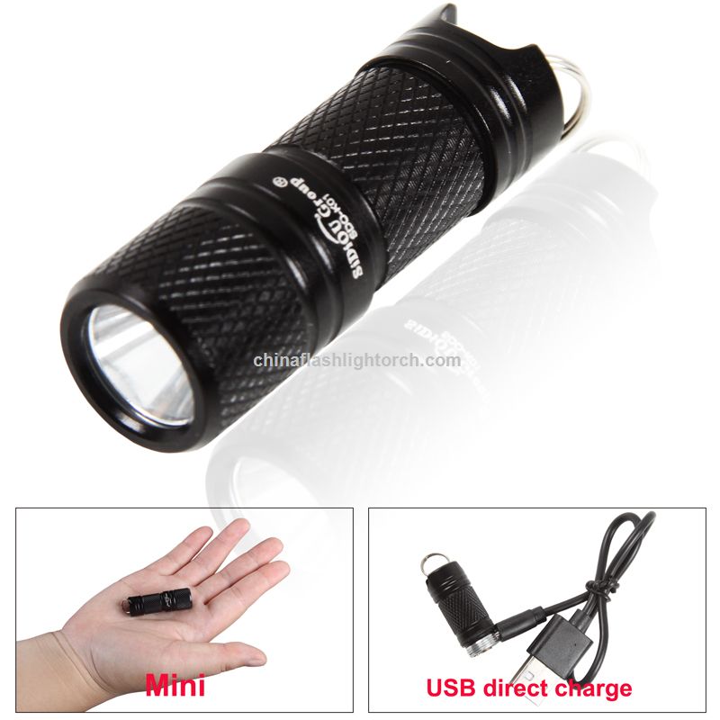 Sidiou Group XPG R5 LED 300LM MINI torch lights USB Rechargeable  flashlight Keychain mini torch lights